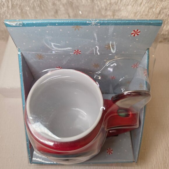 Frankford’s Disney Mickey & Minnie Red Christmas Mug & Spoon Holiday Gift Set - Picture 4 of 7